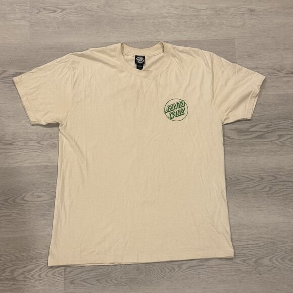 VTG Santa Cruz Y2K 2000s Tee Shirt Men's Size Large Brown Graphic Print - Picture 1 of 4